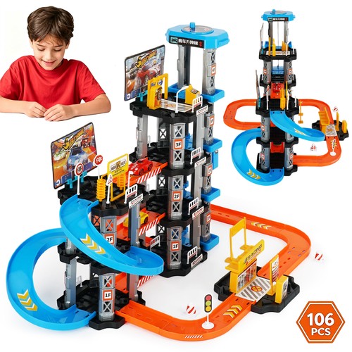 106 teile parkgarage - teile, spielzeug
