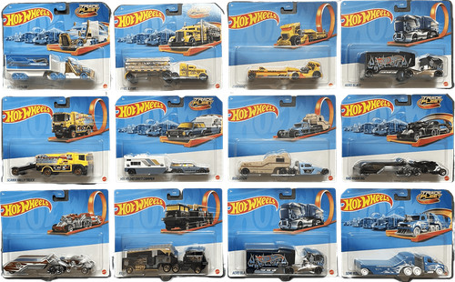 Hot wheels track fleet - track, trucks