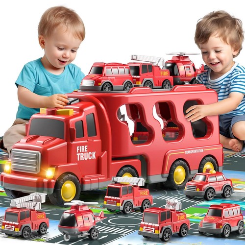 Lkw feuerwehrauto mit - 7,