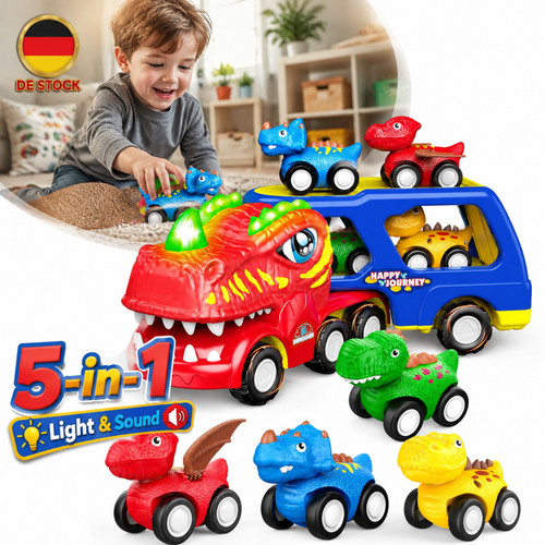 Lkw dinosaurier transport - dinosaurier,