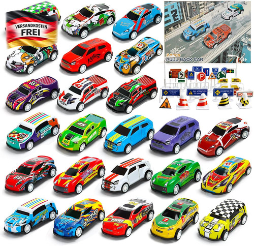 Spielzeugauto set stück - spielzeugauto, 24