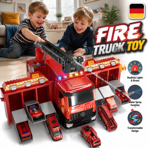 Lkw feuerwehrauto mit - in, 1